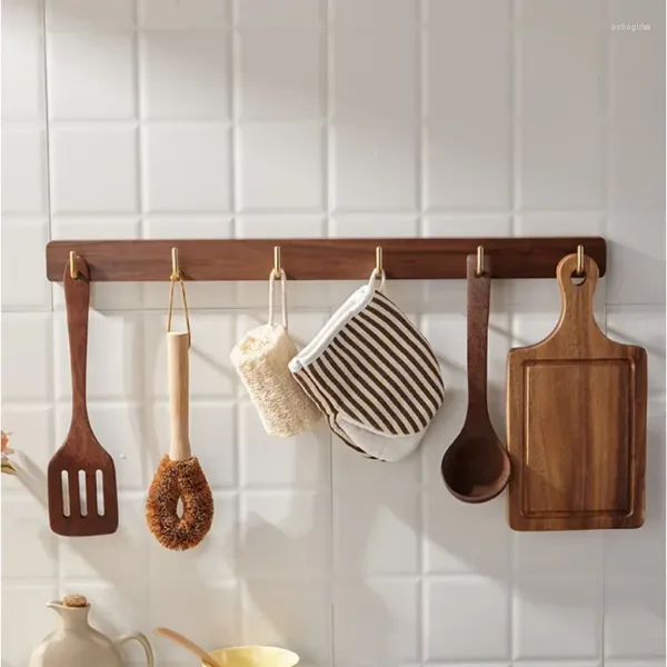 Ganchos de la cocina Hanging Wall Ranger Storage Stupting Estante de la toalla decorativa de toalla y soporte de sombrero