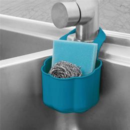Crochets cuisine éponge support de vidange PP caoutchouc toilette savon étagère organisateur étagère de rangement panier lavage tissu outils robinet monté