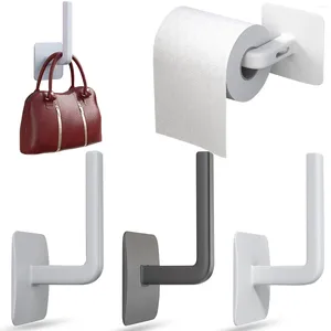 Hooks Multifonction Punch-Free Paper Towel Rack Rangement de rangement suspendu pour le mur de la cuisine de Bathroon