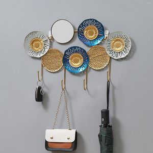 Hooks Multifunction Storage Rack met 4 accessoires Wall Monted Key Holder Handhanger voor Office Paraplas Cabinet Coat