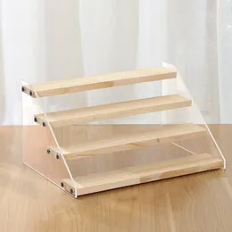 HOCKS MULIGURPOSE ÉCRANSE DE RISER RACK RAPPET EN BOIS EN BOIS EN BOIS 2/3 / 4 POUPES STEPLES POUVILLES COMPTENDRE CUPCAKE DE CUPCAKE DE CUPCAKE O06 21