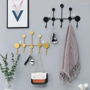 Haken niet -ponsende decoratieve montagekast rek Nordic Creative Hook Entry Key opberg muur veranda hangen