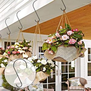 Haken Plantenpot Ophangbeugel Wandmontage Binnen Buiten Decoratieve Metalen Hanger