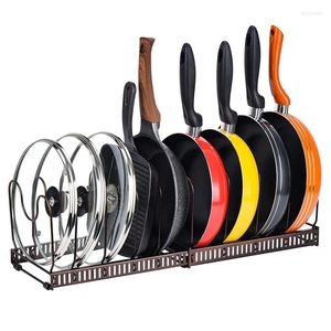 Haken Pot En Pan Organizer Rack Voor Keuken Ladekast Uitbreidbaar Deksel Houder Snijplank Kookgerei