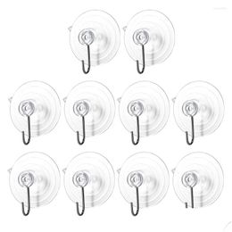 Hooks Rails 10 PCS Zuigwand Kleine beker Douche Hanger handdoek Haak Druppel Druppel