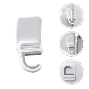 Hooks Rails 3 stks Wall Mount Multifunctionele MOP Houders Punch-Free Adhesive (White)