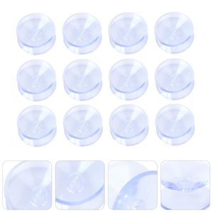 Crochets Rails 50Pcs ventouse ventouse créative en plastique ventouse Double face verre PadHooks