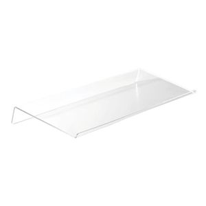 Haken Rails Acryl Gekantelde Computer Toetsenbord Houder Clear Stand Voor Eenvoudig Ergonomisch Typen Bureau Thuis School264i