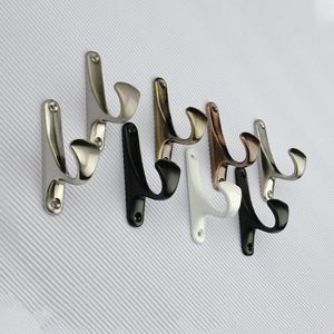 Haken rails aluminium legering kleding hanger muur keukenkamer doek handdoek rek jas hoed sleutels creatieve haak meubels hardware