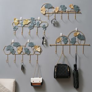 Hooks Rails Creative Metal Metal Key Hook Rack Noordse Home Decoratie Iron Wall Hangende opbergrek Wall Hanging 230404