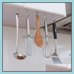 Hooks Rails Home Storage Organisatie HouseKee Garden Transparante sterke zelfklevende deur Wandhangers Haakzuigzuiging Zware laadrek Cup