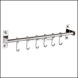 Hooks Rails HouseKee Organisatie Gardenorganizer Wall gemonteerd hangende houder schroef vast roestvrijstalen pot thuishanger pangerei Puns woordspeling