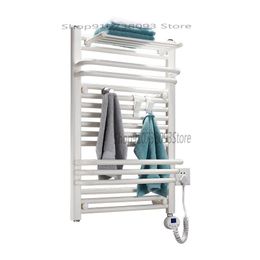 Ganchos, rieles, Control de temperatura inteligente, toallero eléctrico, cesta colgante de pared para baño, secado, calefacción, baño R