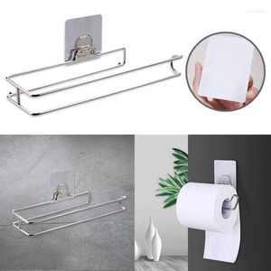 Hooks Rails Keuken Roll Papierhouder Dikke roestvrijstalen hangende toilet Toilet badkamer handdoekrek Huisopslag Organisator Hooks