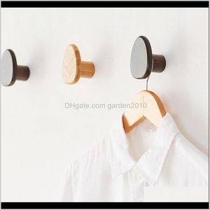 Hooks Rails Bladvorm Creativiteit Hanger Duurzaam Milieuvriendelijk Bamboe Muur Adhesive Hook Clothing Store Coat Rack P8SFV ZUWOK