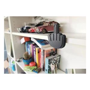 Crochets Rails Moyen Doigt Clé Cintre Bureau Crochet Stockage Keyhook Drop Delivery Maison Jardin Housekee Organisation Dheyw