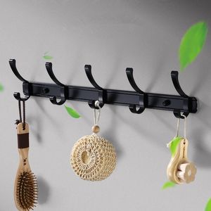 Haken Rails Multifunctionele Badkamer Haak Wandmontage Waterdichte Handdoek Sleutelhanger Hanger Zelfklevende Keuken Bad Diversen Rack Home Decor