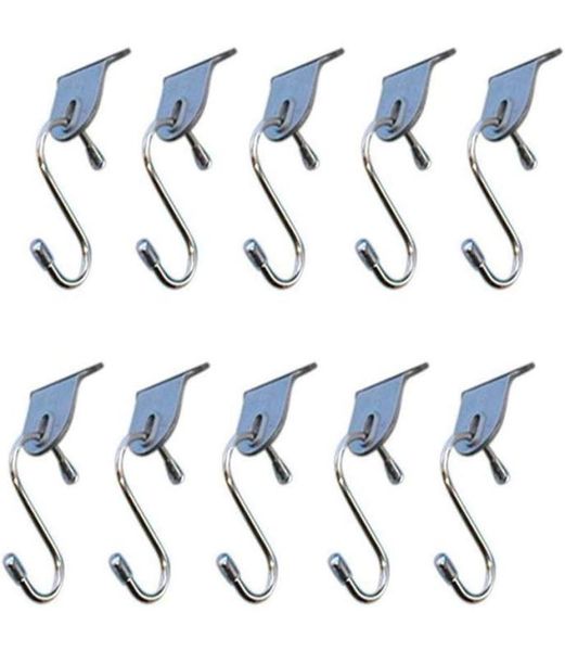 Hooks Rails Pack de 10 auvent set set Camping Universal Camping with S Hook Hanger pour Motorhomes Tente Prends Kit5751161