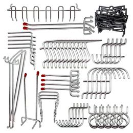 Hakenrails Ophangbord Assortiment - 102 stuks Peg Hook Organization1256S