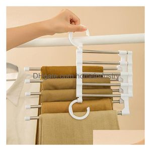 Hooks Rails Space Saver 5 In 1 kledinghanger opslag shees garderobe organisator mtifunctioneel rek drop levering home tuin huis huisk dhhye