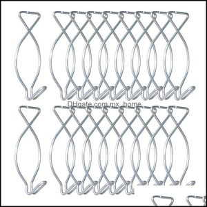 Hooks rails opslag houseKee organisatie tuin50pcs thuiskantoor bruiloft decoratie banner hangende hanger t-bar bord staal kerstce