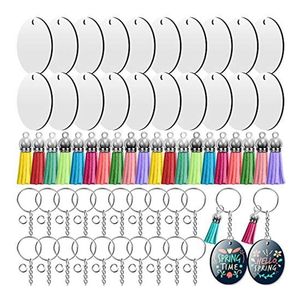 Hooks & Rails Sublimation Keychain Blanks, Heat Transfer Double-Side Key Chains For DIY Craft Ornament Making
