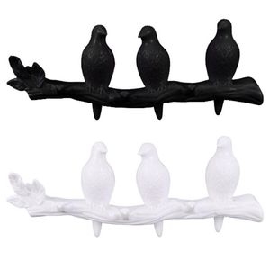 Haken Rails Wanddecoraties Hook Up Woonaccessoires Woonkamer Hanger Hars Vogel Sleutel Slaapkamer Jas Hoed Kleding Towel209S