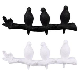 Ganchos, rieles, decoraciones de pared, accesorios para el hogar, colgador para sala de estar, llave de pájaro de resina, abrigo para dormitorio, sombrero, ropa, toalla 247o