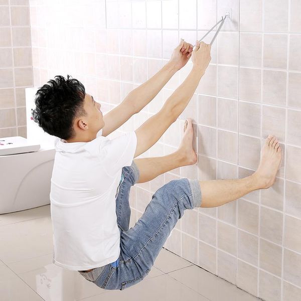 Ganchos Rieles Gancho de pared Colgador Puerta Titular de la llave Autoadhesivo Fuerte Ventosa Lechón Etiqueta de almacenamiento Hogar Cocina Montaje impermeable Baño Ra