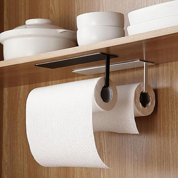 Crochets Roll Paper Support de suspension serviette murale en plastique en plastique Rack de rangement de rangement de salle de bain Organisateur de porte de porte de salle de bain