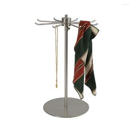 Haken roterende ketting display rack multi -doele sjaal haak sieradenwinkel raam armband hangende organisator beugel standaard