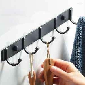 Crochets rangée crochet mur pour accrocher chapeau vêtements cintre clé porte-serviettes porte salle de bain support de rangement