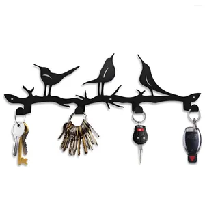 Hooks rustieke sleutel voor wandhangende accessoires Hanger boerderijhouder Birds Rack