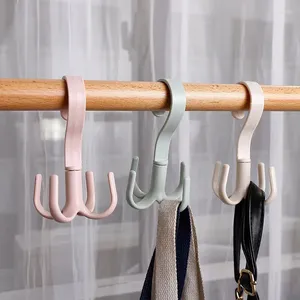 Haken Ruimtebesparend Gedraaide Hanger Garderobe Kledingrek Organizer Tas Schoenen Riem Sjaal Hangkast