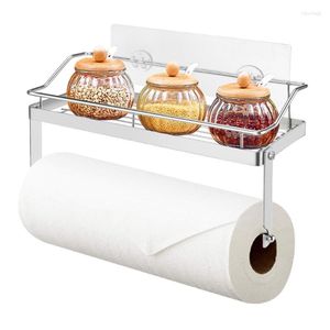 Crochets Support De Rangement En Acier Inoxydable Porte-Serviette En Papier Mouchoir Assaisonnement Étagère Pour Salle De Bains Cuisine