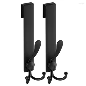 Hooks roestvrijstalen handdoek set kit uitgestrekt 8 inch boven de deur voor badkamer frameloze glazen douche