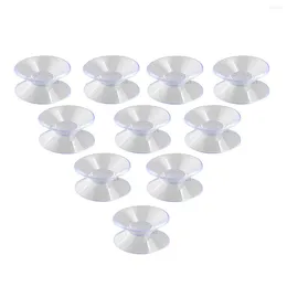 Crochets Ventouses Sucker Side Pads Double Cup Table 30Mm Hanger Plastic Double Side Window Clear Anti Pad Heavy Duty Spacers