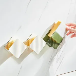 Crochets porte-éponge Transparent égouttoir pour évier de cuisine ventouse brosse en plastique caddie boîte de rangement étagère égouttoir à liquide
