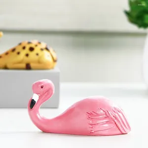 Haken wandbevestiging hekel rek plakkerige flamingo hangende lijm dierenharshanger