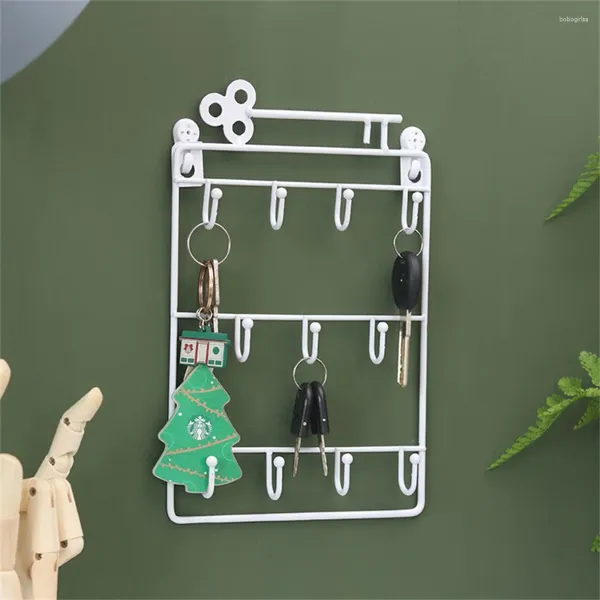 Organisateur de rack de rack de porte-clés muraux Hooks avec crochet pour la porte d'entrée de porte de joesrie d'étagère de bijoux d'étagère de suspension