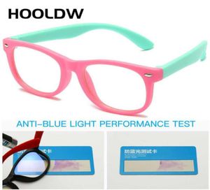 Hooldw Anti Blue Light Kids Glasses Children Square Optical Cadre Optical Eyeware Boy Girls Square Computer Transparent Eyeglass UV4002371337