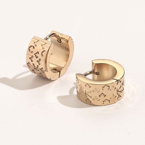 Hoop Designer Rose Stud Goud Liefde voor Vrouw Prachtige Eenvoudige Mode Diamanten Oorbellen Sieraden Cadeau