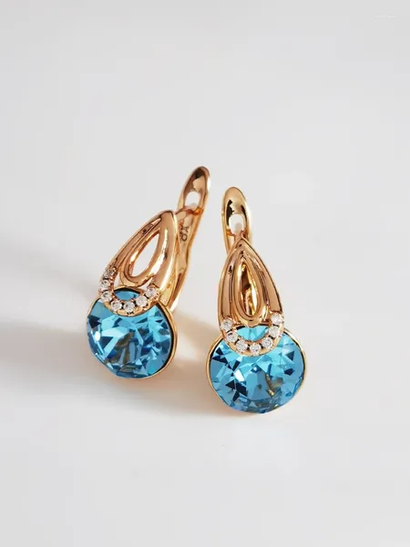 Boucles d'oreilles créoles à Clip 11.11, faites avec des cristaux d'autriche pour femmes, accessoires quotidiens, clous ronds, Bijoux cadeau de noël