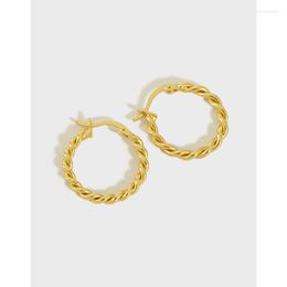 Hoop oorbellen 18k goud 20 mm