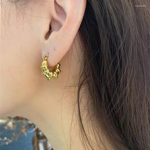 Boucles d'oreilles cerceau 2023 Vintage métal pour femmes Punk bijoux gothique géométrique cercle boucle d'oreille femme Brincos en gros