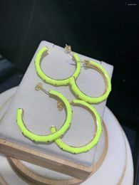 Hoop oorbellen 2pairs/Lot Hoge kwaliteit damesmacht voor vrouwen Micro Pave Cubic Zirconia Fashion Jewelry