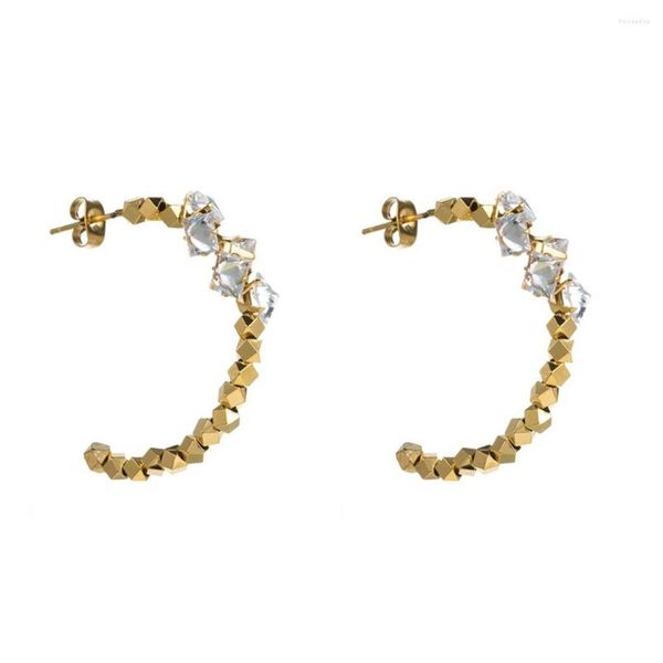 Boucles d'oreilles créoles, 2 pièces, bijoux simples, cerceaux sœur Western Full