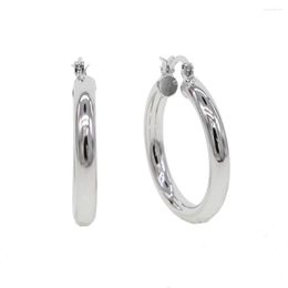 Boucles d'oreilles créoles 30mm or argent couleur cercle grandes femmes rondes cadeaux pour femmes bijoux 2023 noël