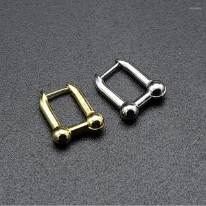 Boucles d'Oreilles Créoles 40pcs Corée Style Argent Plaqué Or Rectangle Pour Femmes Hommes