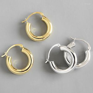 Boucles d'oreilles créoles 925 en argent Sterling grosses pour femmes Punk oreille bijoux 2023 vente en gros Aretes créole Huggies